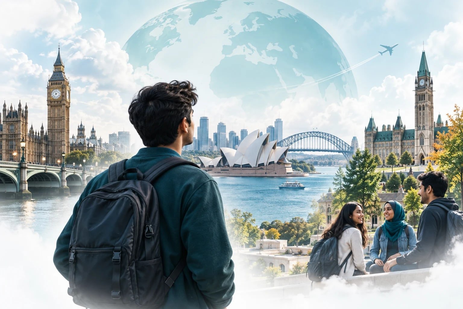 Pakistani students exploring international education opportunities